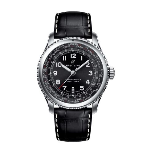 Breitling Navitimer 8 Unitime Automatic Black Dial Men's Watch 